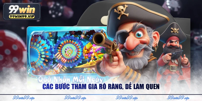 Các bước tham gia rõ ràng, dễ làm quen