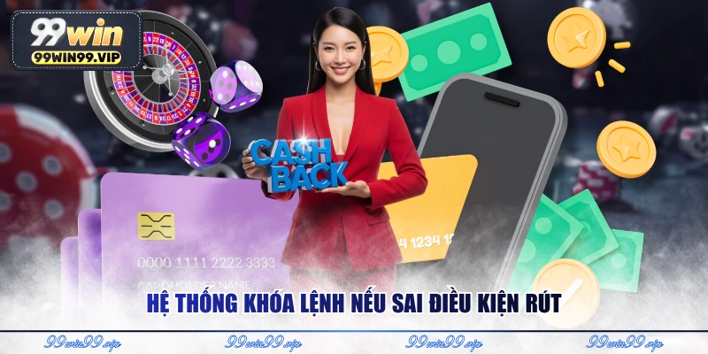 Hệ thống khóa lệnh nếu sai điều kiện rút