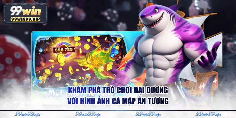 Khám phá trò chơi đại dương với hình ảnh cá mập ấn tượng